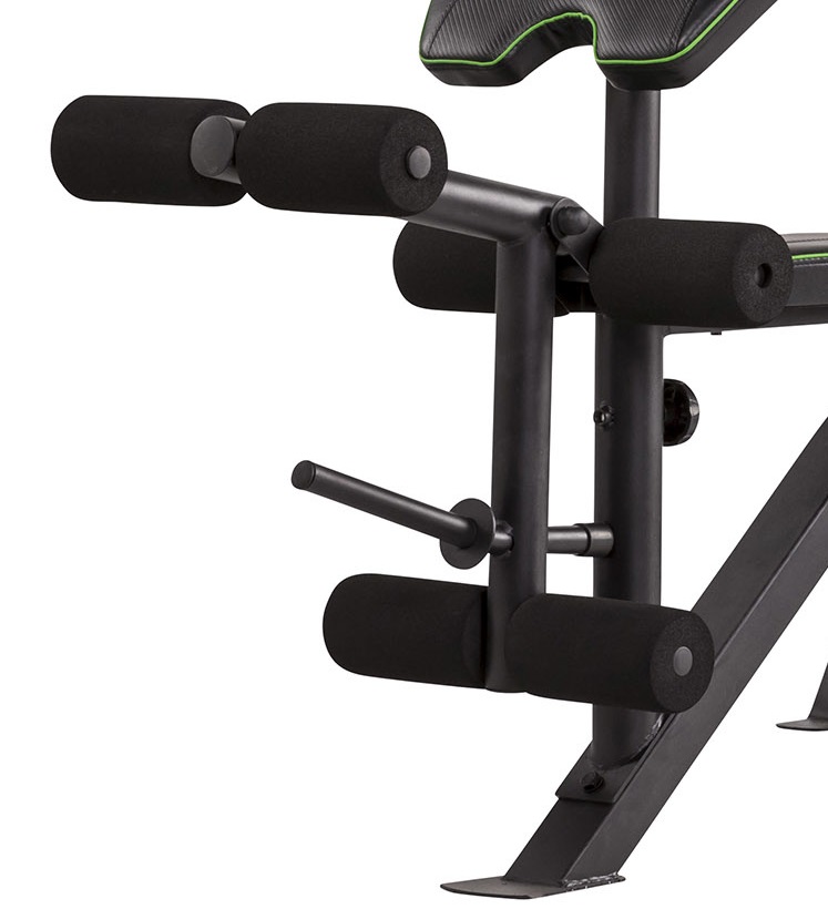 TUNTURI WB50 Mid Width Weight Bench předkopávání, zakopávání