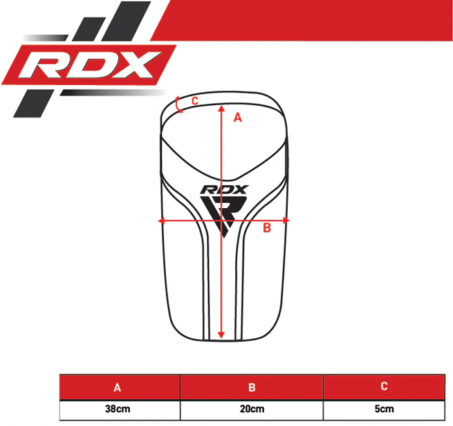 Tabulka velikostí boxerská lapa RDX Aura plus T-17