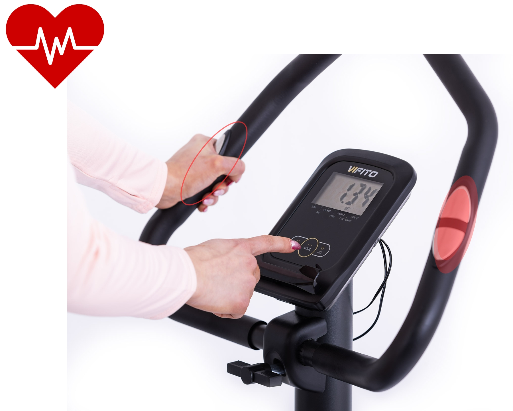 VIFITO Evo 500 s modelkou hand pulse