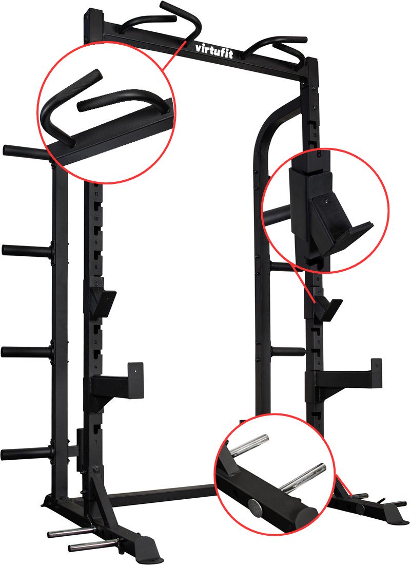 VIRTUFIT HR100 Half Rack stanoviště cviků