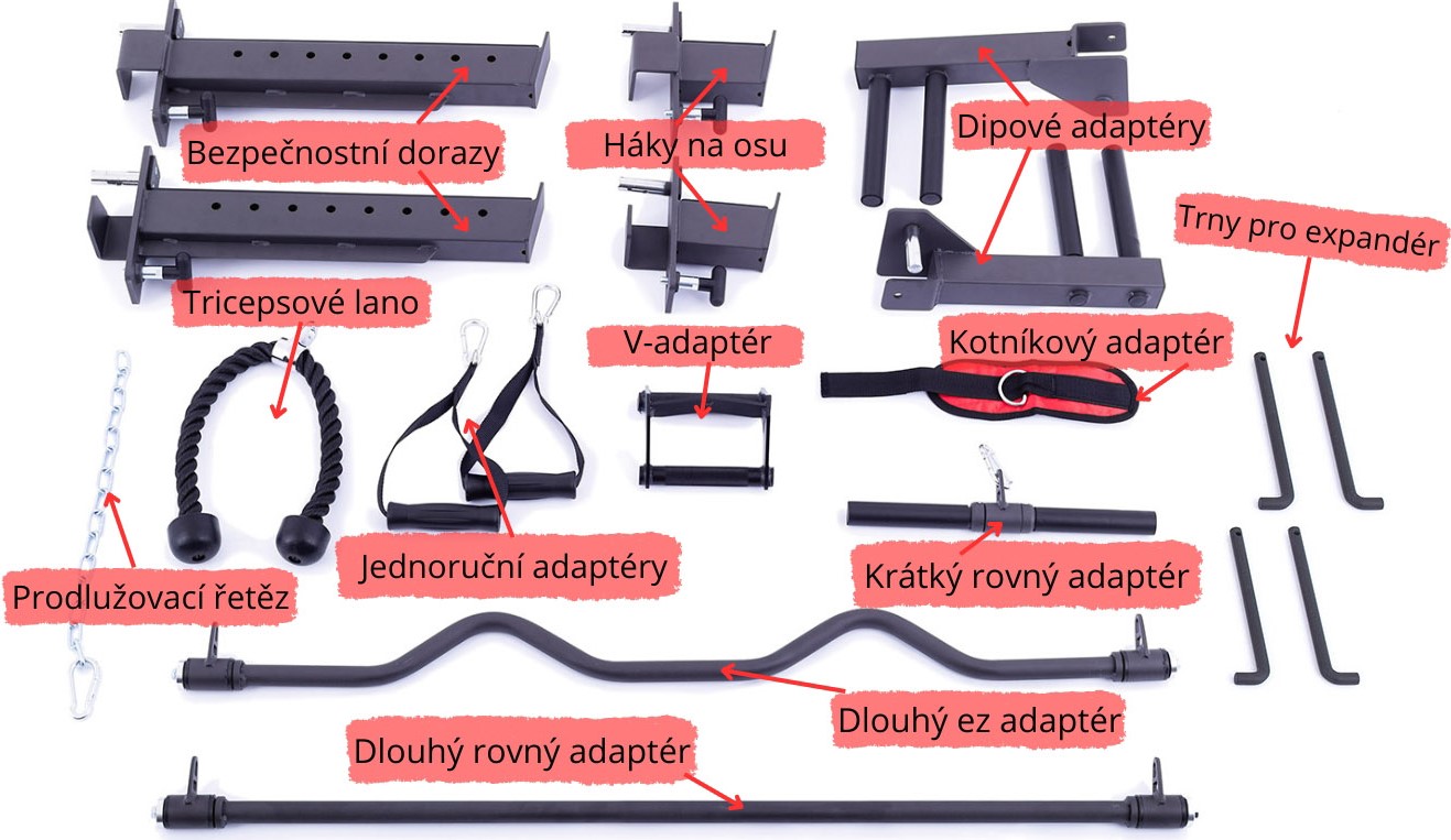 TRINFIT Multi Smith CX60 Extreme všechny adaptéry