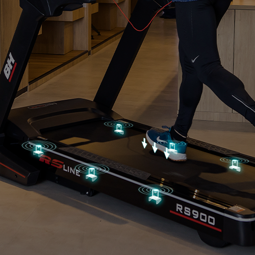 BH FITNESS RS900 TFT profi odpružení