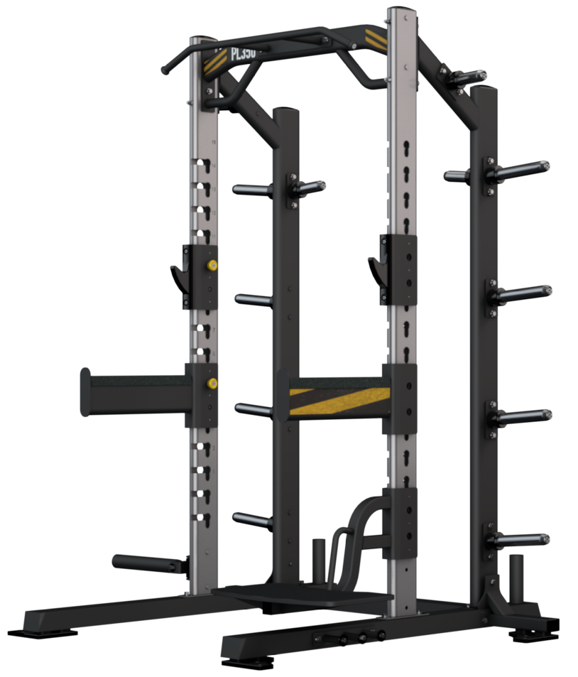 Posilovací stojan BH FITNESS PL350 HALF RACK Chrom