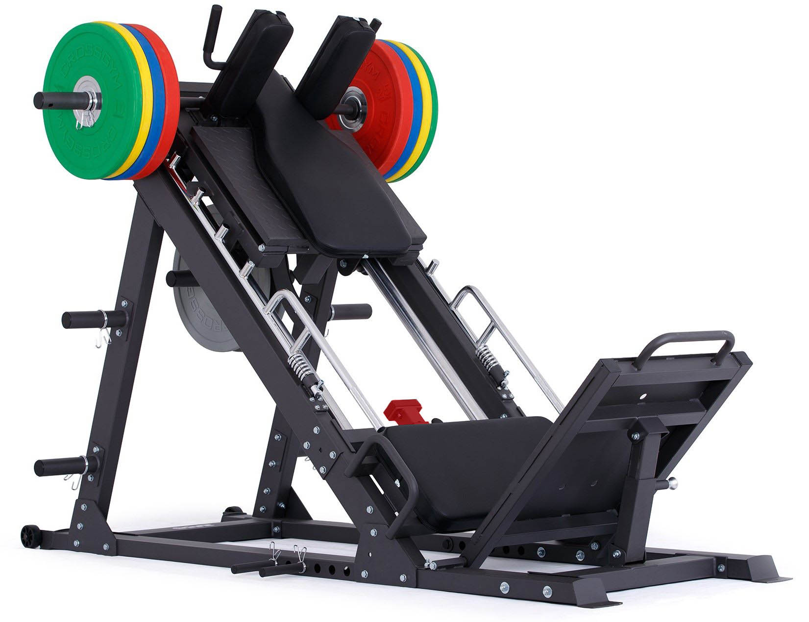 TRINFIT Leg press + Hack squat D7 Pro hacken doraz