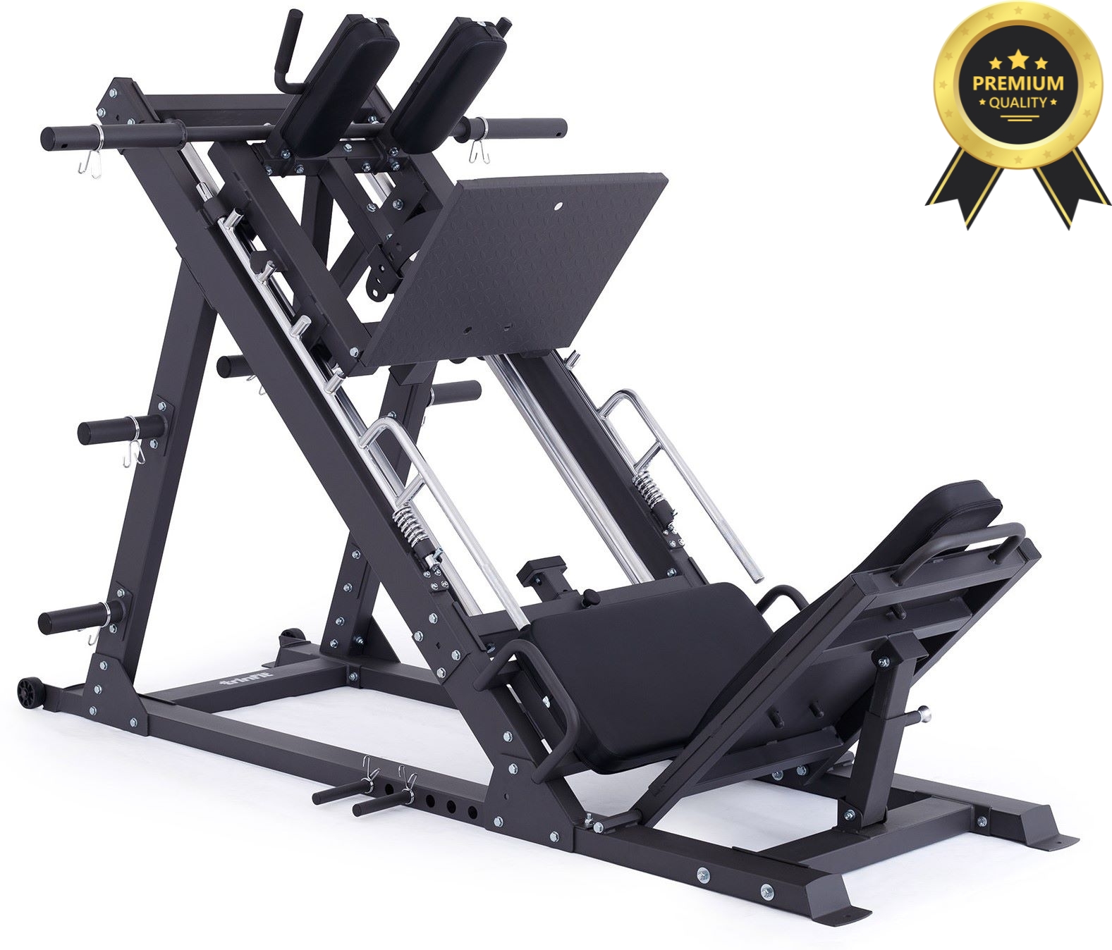 TRINFIT Leg press + Hack squat D7 Pro tiché pojezdy