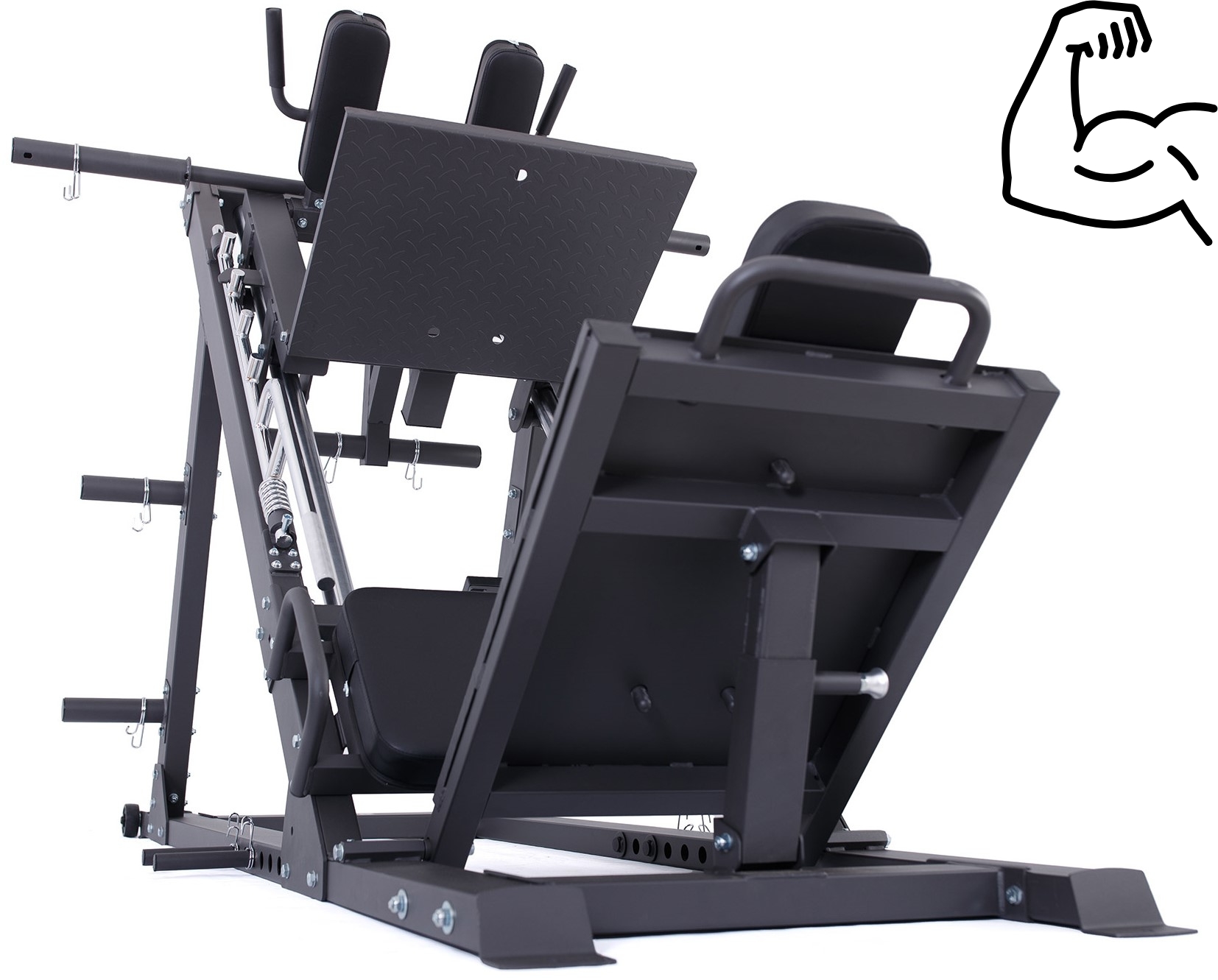 TRINFIT Leg press + Hack squat D7 Pro konstrukce