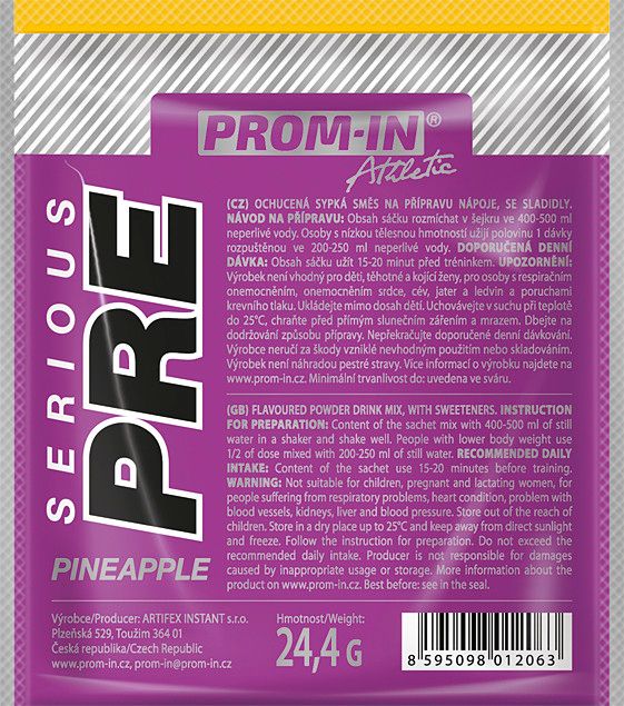 PROM-IN Serious Pre 24,4 g citron máta