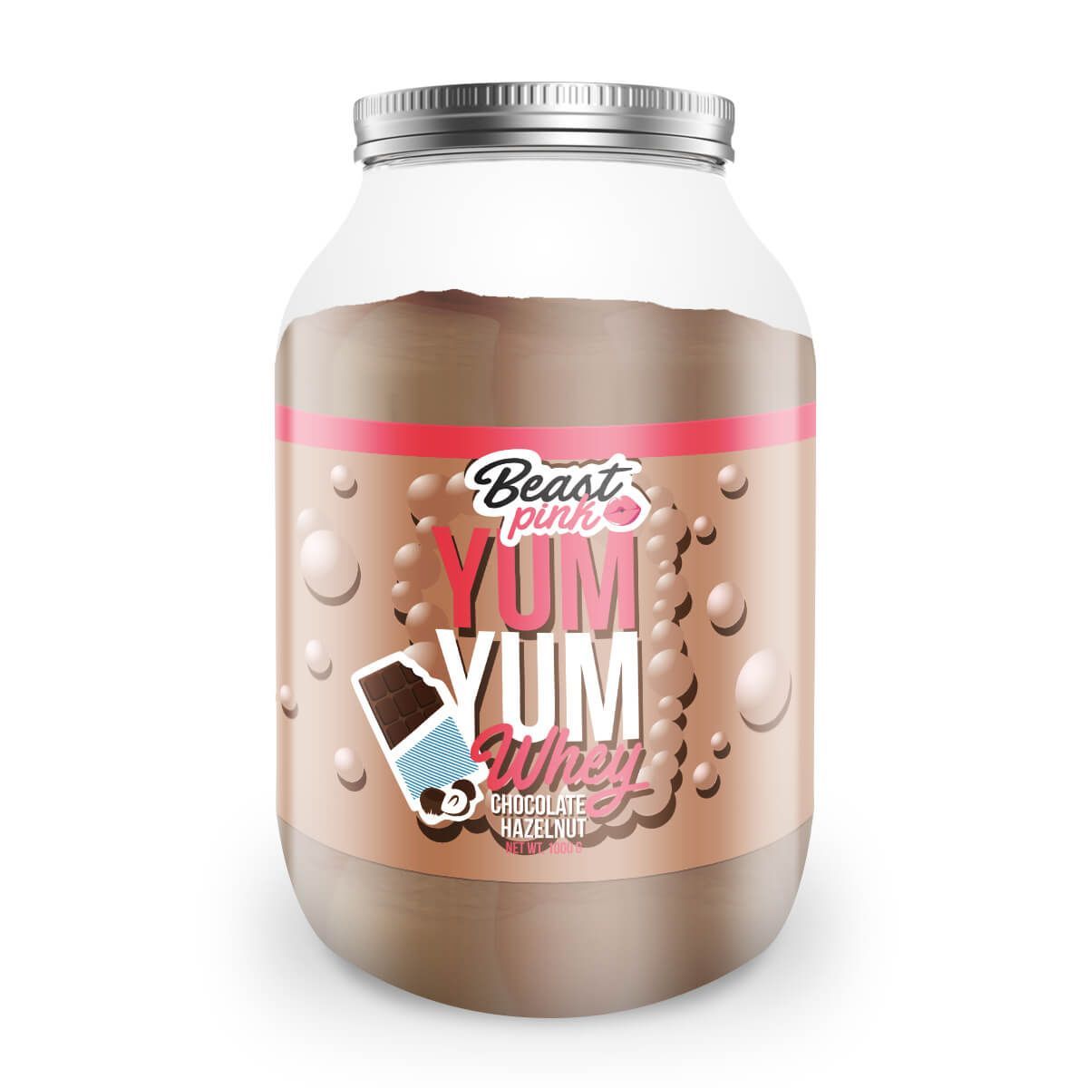 BeastPink Yum Yum Whey 1000 g čokoláda oříšek