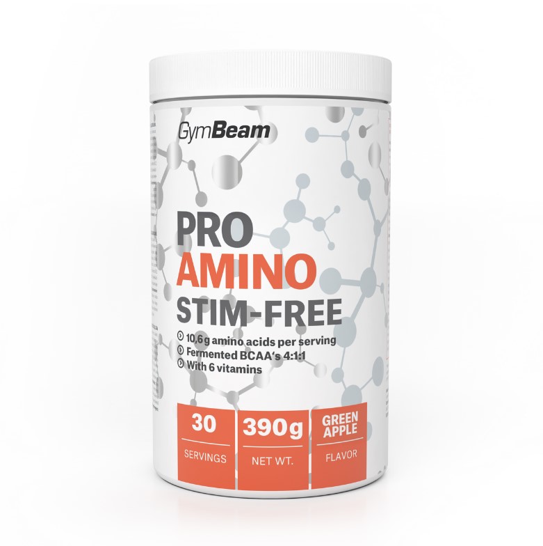 GymBeam ProAMINO Stim-free 390 g pomeranč