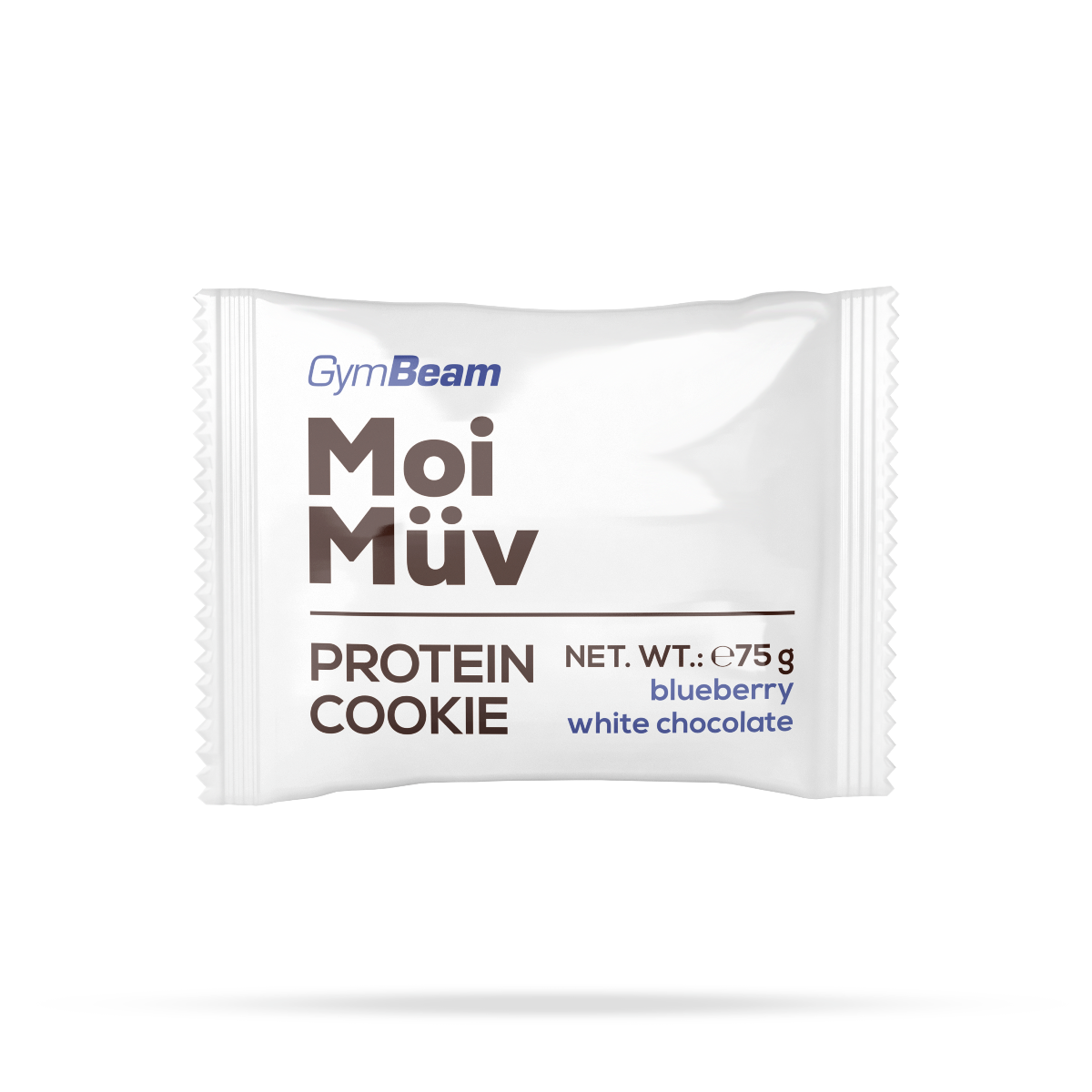 GymBeam protein cookie MoiMüv 75 g borůvky s bílou čokoládou