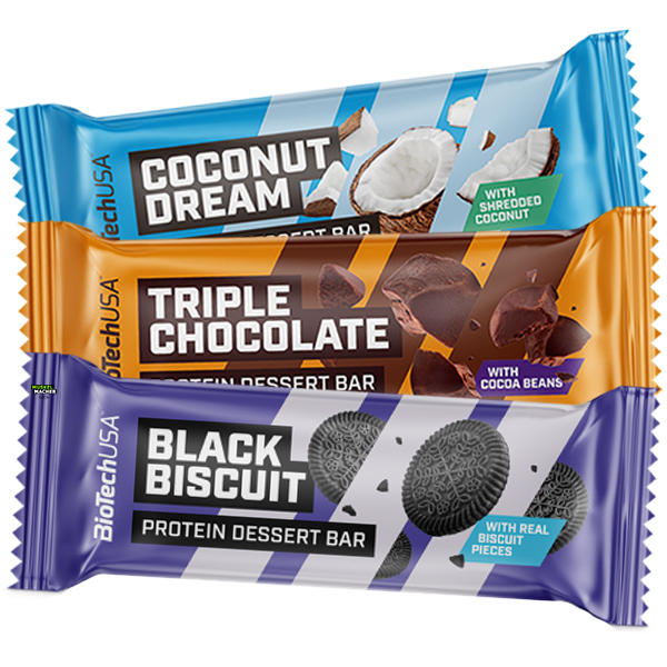 BIOTECH USA Protein Dessert Bar 50 g Triple Chocolate