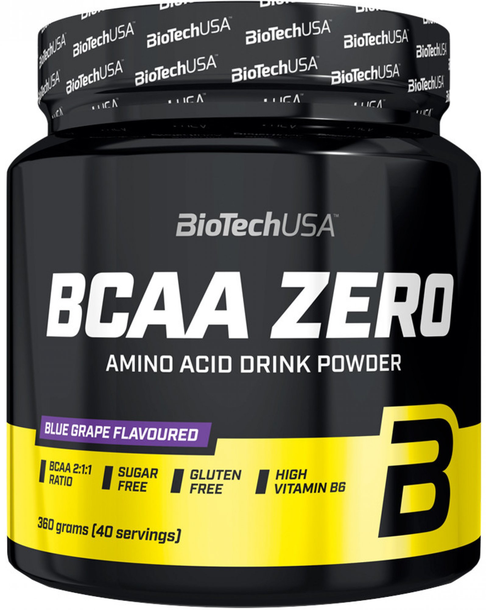 BIOTECH USA BCAA ZERO 360 g modré hrozny