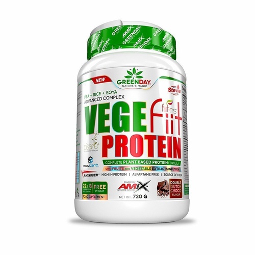 Amix Vege-Fiit Protein, Double Chocolate, 720g