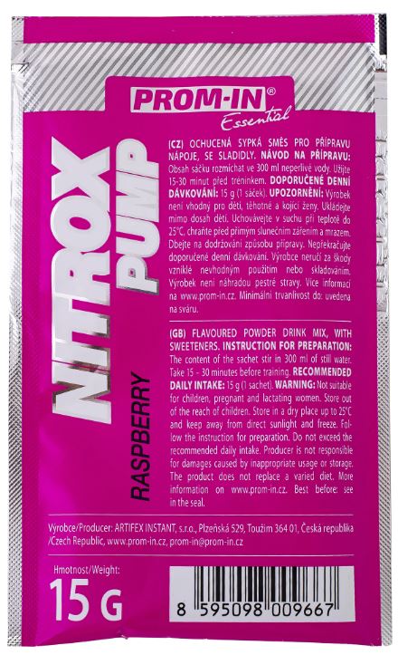 PROM-IN Essential NITROX Pump 15 g malina