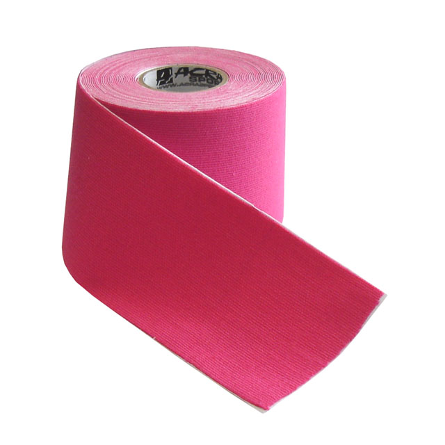 Kinezio tape ACRA 5x5 m růžový