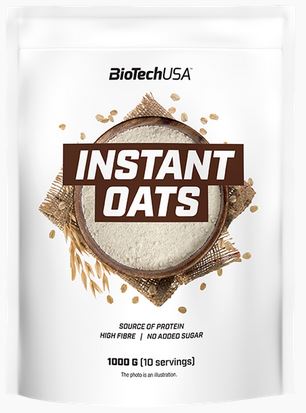 BIOTECH Instant Oats bez příchutě 1000 g