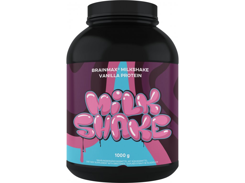 BrainMax Milkshake Protein Vanilka 1000 g