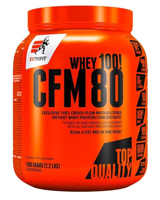 EXTRIFIT CFM Instant Whey 80 1000 g čokoláda