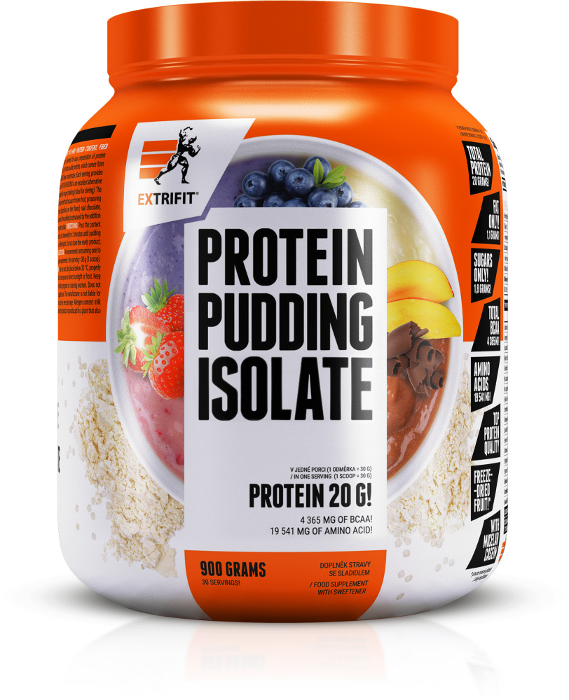 EXTRIFIT Protein Pudding Isolate 900 g Čokoláda