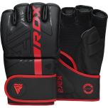 Rukavice Grappling RDX Kara Series F6 matte red