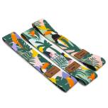 Sada fitness bavlněných gum SPOKEY HOME JUNGLE SET 3 ks + obal