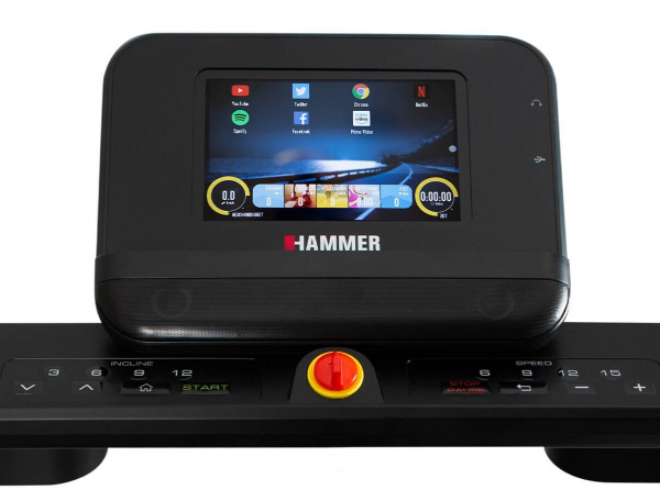 Běžecký pás Běžecký pás Hammer Life Runner LR22i TFT počítač 1