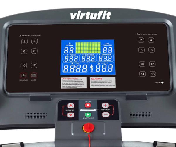 Běžecký pás VIRTUFIT Elite TR-900i displej detail