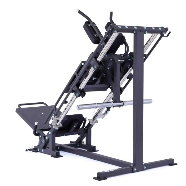 Posilovací stroj na činky TRINFIT Leg press + Hack squat D5 Pro pod úhlem