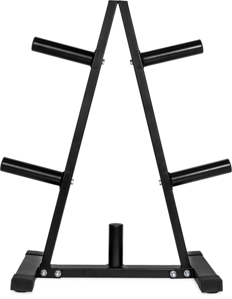 Stojan na olympijské kotouče VIRTUFIT Weight Plate Rack boční pohled