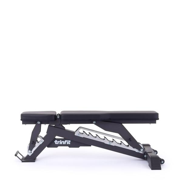 Posilovací lavice TRINFIT Bench L10 Pro z boku rovná