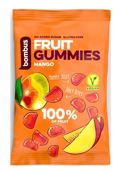 BOMBUS Fruit energy gummies 35g - mango