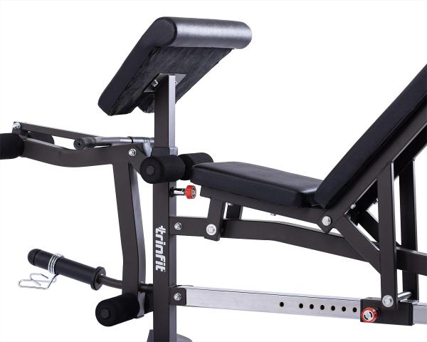 Posilovací lavice bench press TRINFIT Vario LX5 nastavení bicepsu