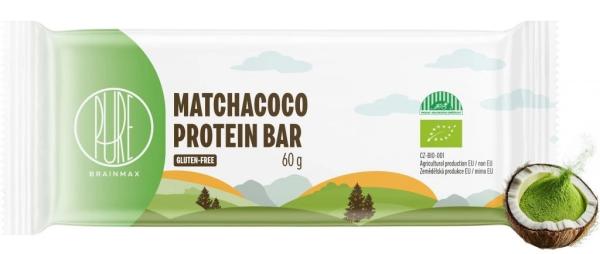 BrainMax Proteinová tyčinka MatchaCoco Pure 60 g