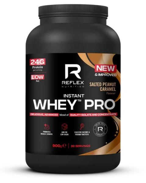 REFLEX Instant Whey PRO 900 g slaný karamel arašídy