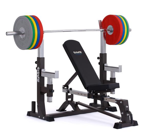 Posilovací lavice bench press TRINFIT F7 Pro s osou