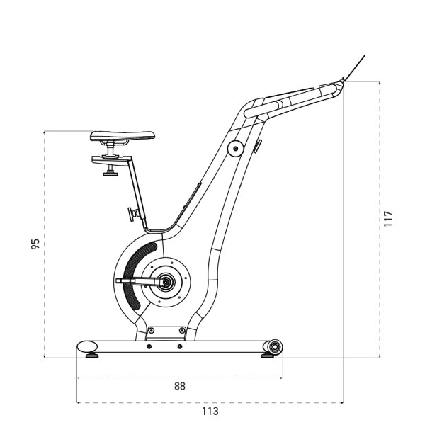 Rotoped NOHrD Bike V.2 nákres