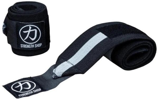 Bandáže na zápěstí SS Wrist wraps super heavy černá-šedá