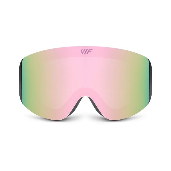 Lyžařské a snowboardové brýle VIF SKI & SNB Black x Rose Pink