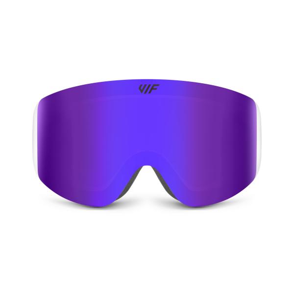 Lyžařské a snowboardové brýle VIF SKI & SNB White x Purple