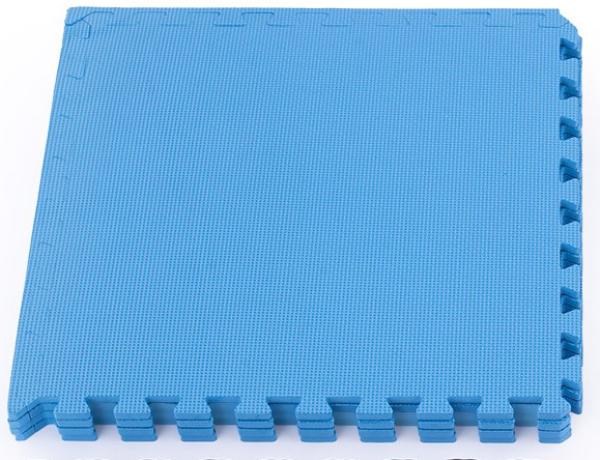 TRINFIT Tatami Fitness T12 set 4 ks - 60 x 60 x 1,2 cm modrá