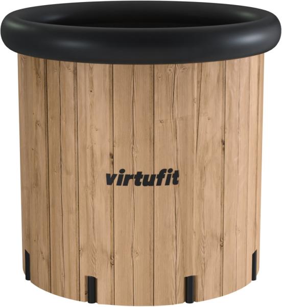 Otužovací káď VIRTUFIT Ice Bath XXL Wood Look solo rovně