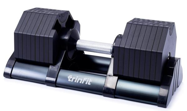 Činky s variabilní zátěží TRINFIT OctaBlock 2,5-40 kg černá