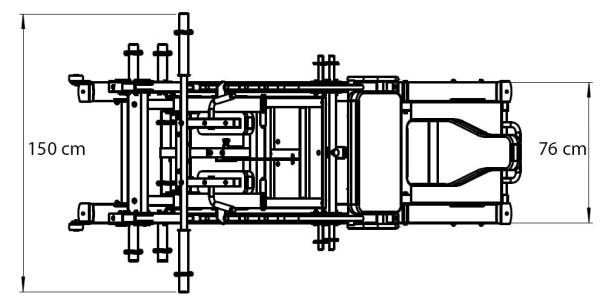 Posilovací stroj na činky TRINFIT Leg press + Hack squat D7 Pro nákres 2.JPG