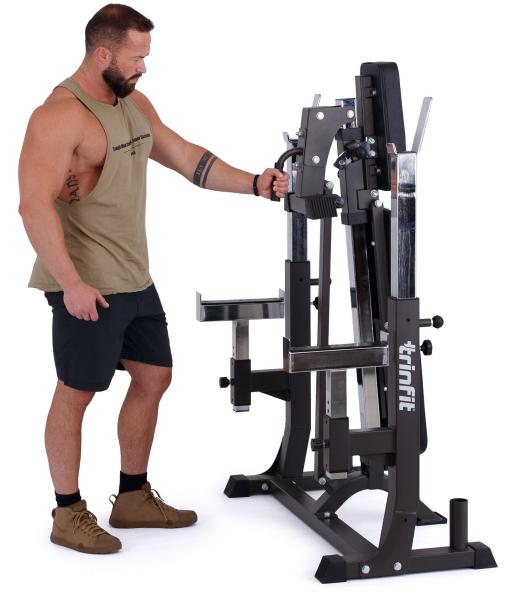 Posilovací lavice bench press TRINFIT F7 Pro madlo