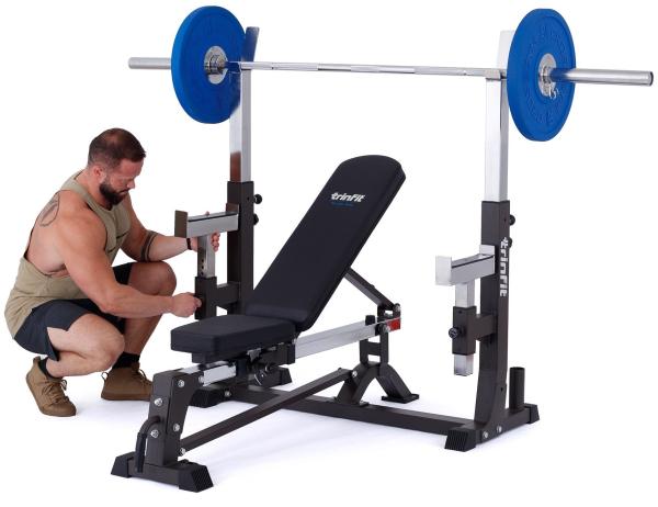 Posilovací lavice bench press TRINFIT F7 Pro nastavení