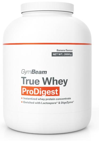 GymBeam True Whey ProDigest 2000 g banán