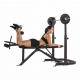 Posilovací lavice bench press TUNTURI WB50 Mid Width Weight Bench