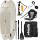 Paddleboard VirtuFit Cruiser 305 Sand Beige + příslušenství