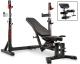 Posilovací lavice bench press BH FITNESS Olympic rack G510 komplet s bicepsem