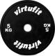 VIRTUFIT Hi-Temp Bumper Plate 5 kg čelně